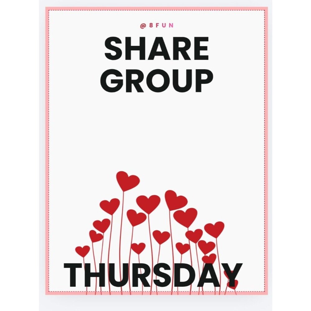 8/6/2026 Thursday Share Group daily 3x sharing is caring